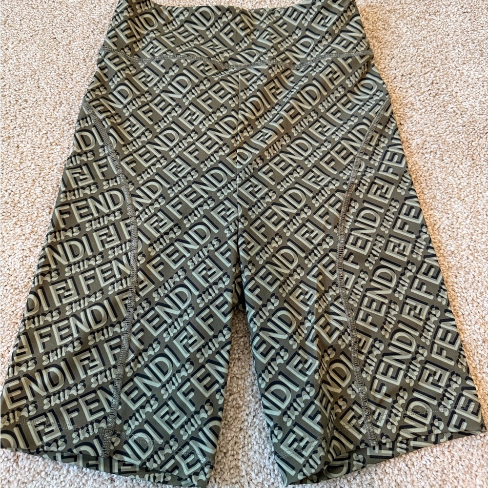 Skims x Fendi shorts in Green Small NWT